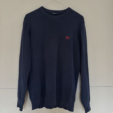 Fred Perry dunkelblauer Pullover Gr. L