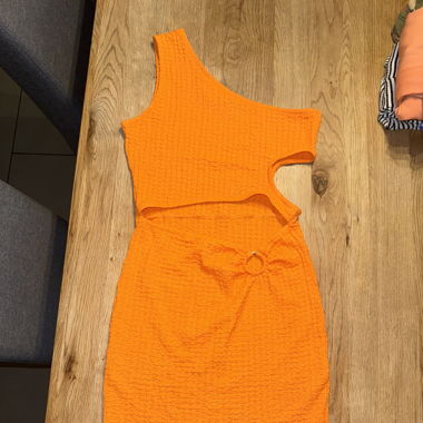 Sommerkleid orange Grösse S