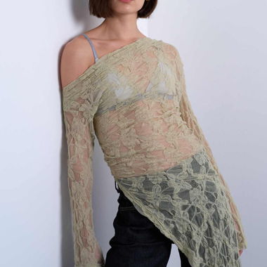 Off-Shoulder Lace Top