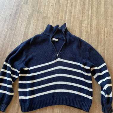 Hollister Knit Sweater with Zipper
