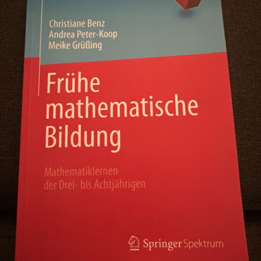 Livre Springer «Frühe mathematische Bildung»