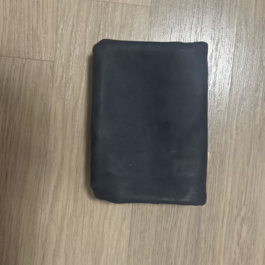 Navy blue wallet with card slots