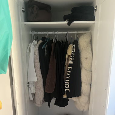 armoire rangement chambre blanche