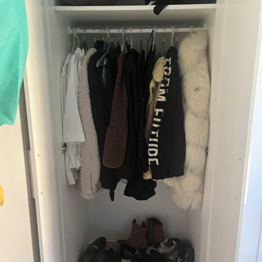armoire rangement chambre blanche