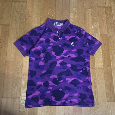 Bape Camouflage Polo Shirt