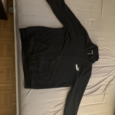 Puma schwarze Zip-Hoodie