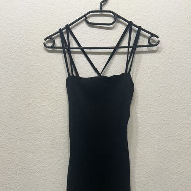 black short dress