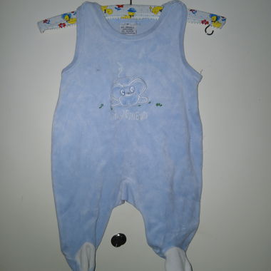 Light Blue Baby Sleepsuit