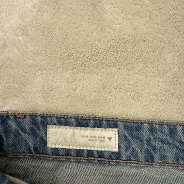 Blaue baggy Jeans 