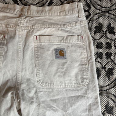 Pantaloni Carhartt bianchi
