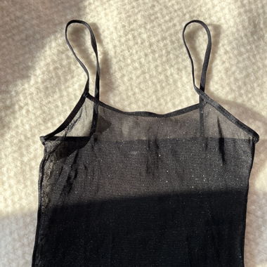 Glitzer Top Brandy Melville