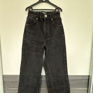 Jeans large droit 