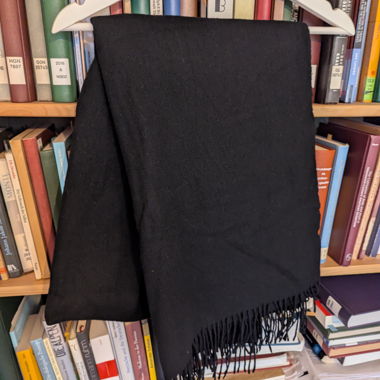 &other stories wool scarf black