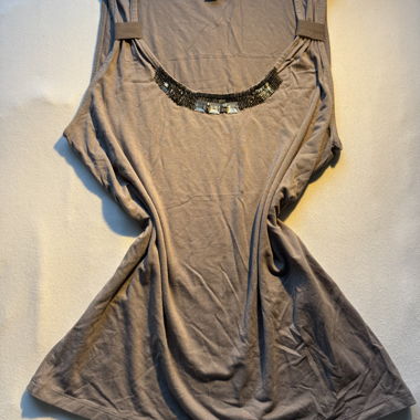 beige vintage top