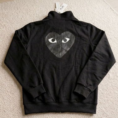 comme des garcons Black zip-up sweatshirt