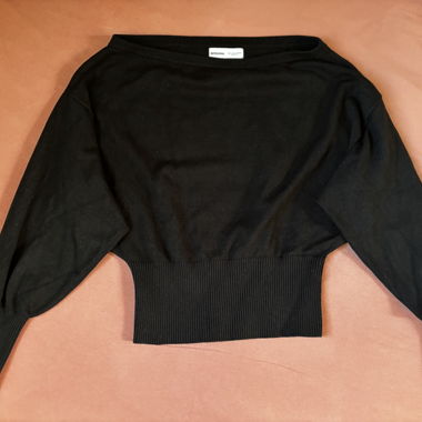 Pull noir Bershka