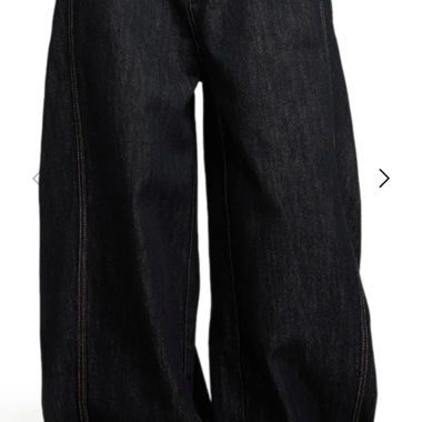 Black baggy jeans