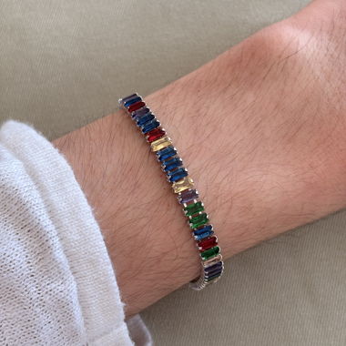 Bracciale Tennis Arcobaleno