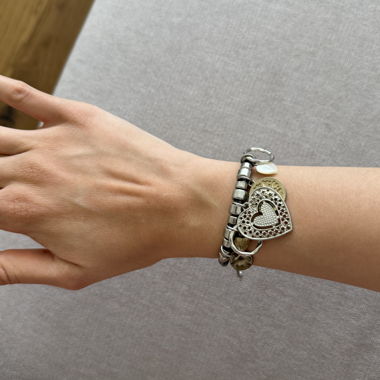 Charm-Armband mit Herz