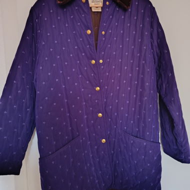 Giacca vintage Hermes viola
