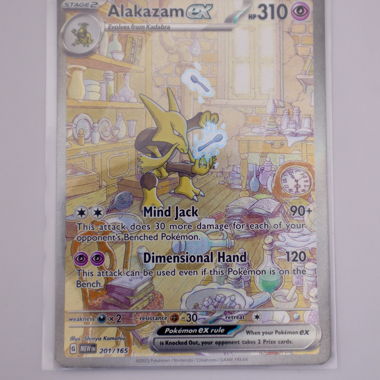 Pokémon 151 Alakazam ex 201 EN NM