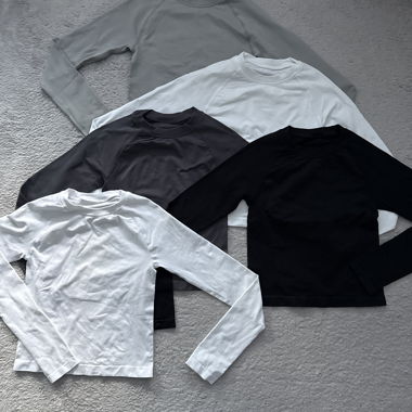 6x Gym Langarmshirts