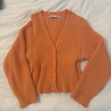 Cardigan orange