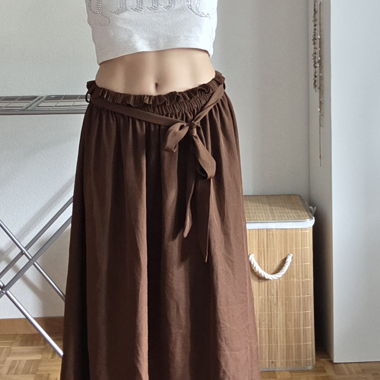 Brown Long Skirt