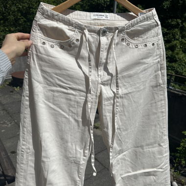 Pull & Bear Fabric Trousers with Studs Y2K
