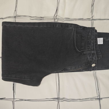 Black Denim Shorts.     Tall xs