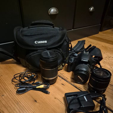 Pack photo Canon/sacoche/Objectifs/chargeurs