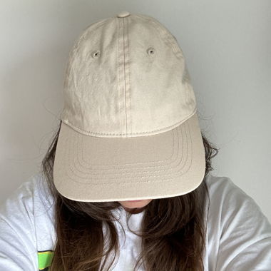 Beige cap Monki