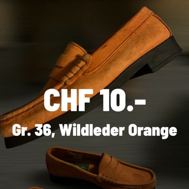 Vintage Loafers / Suede Moccasins Orange