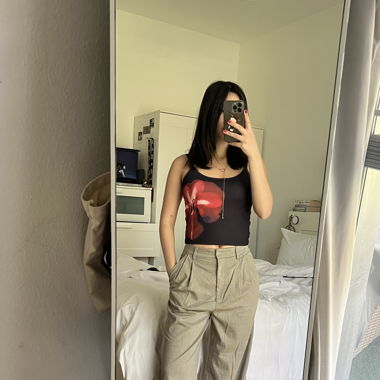 casual smart wide leg pants 
