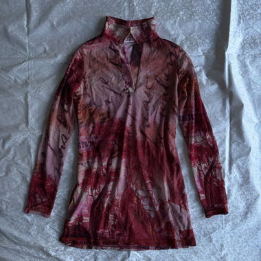 “Memory” mesh top/mini dress