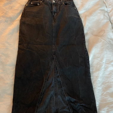 Gonna in denim nera