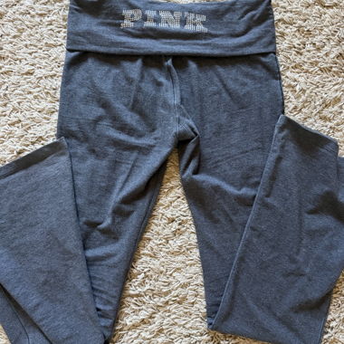 PINK Yoga-Leggings dunkelgrau S