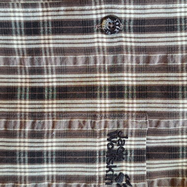 Jack Wolfskin short-sleeve check shirt XXL