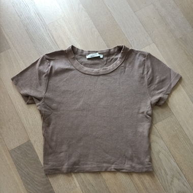 Braunes crop top