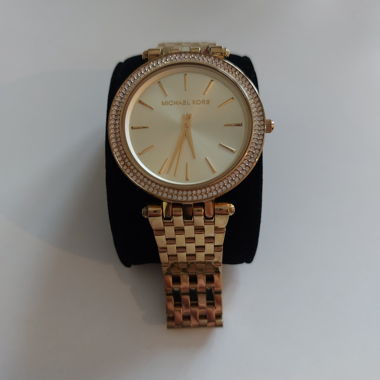 Michael Kors Damenuhr, Gold, Strass