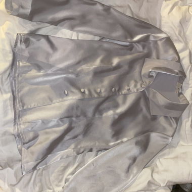 Blusa argentata M