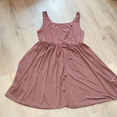 Vestito Shein Curve marrone 1XL