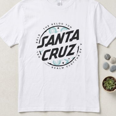 T-shirt Santa Cruz motivé M
