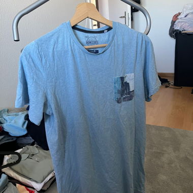 T-shirt HOMESTATE bleu clair