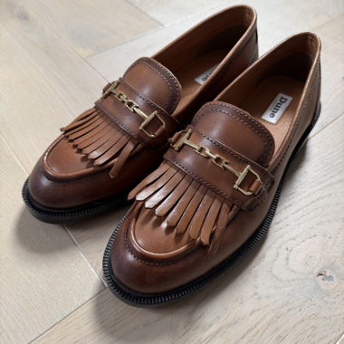 Dune leather loafers