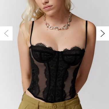 Korsett Top