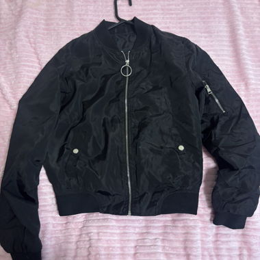 Giacca bomber nera