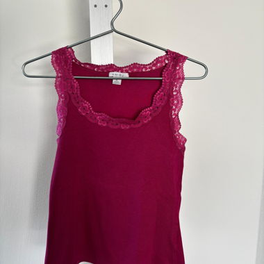 Pink Lace Top by AMISU