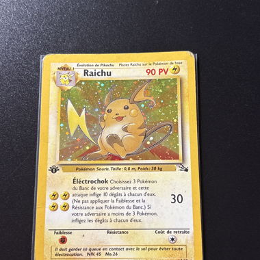 Raichu 14/62 Fossil pokemon tcg