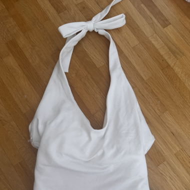 Y2K Hollister Halterneck Top weiss